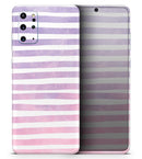 Purple WaterColor Ombre Stripes - Premium Vinyl Skin Decal for Samsung Galaxy S25 Ultra, S24, S23, S22 & All Galaxy S Models