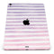 Purple WaterColor Ombre Stripes - Full Body Skin Decal for the Apple iPad Pro 12.9", 11", 10.5", 9.7", Air or Mini (All Models Available)