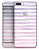 Purple WaterColor Ombre Stripes - Skin-kit for the iPhone 8 or 8 Plus