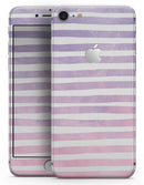 Purple WaterColor Ombre Stripes - Skin-kit for the iPhone 8 or 8 Plus