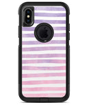 Purple WaterColor Ombre Stripes - iPhone X OtterBox Case & Skin Kits