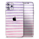 Purple WaterColor Ombre Stripes - Vinyl Skin Wrap for iPhone 17 Pro Max, 17 Pro, 17 Air, 17, 16 & All Models — Soft Matte or Ultra Gloss