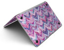Purple Watercolor Chevron Pattern - MacBook Air Skin Kit