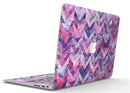 Purple Watercolor Chevron Pattern - MacBook Air Skin Kit