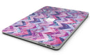 Purple Watercolor Chevron Pattern - MacBook Air Skin Kit