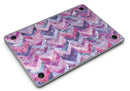 Purple Watercolor Chevron Pattern - MacBook Air Skin Kit