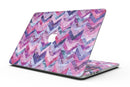Purple Watercolor Chevron Pattern - MacBook Pro with Retina Display Full-Coverage Skin Kit
