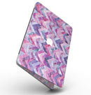 Purple Watercolor Chevron Pattern - MacBook Pro with Retina Display Full-Coverage Skin Kit