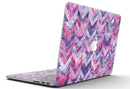Purple Watercolor Chevron Pattern - MacBook Pro with Retina Display Full-Coverage Skin Kit