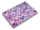 Purple Watercolor Chevron Pattern - MacBook Pro with Retina Display Full-Coverage Skin Kit