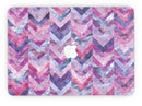 Purple Watercolor Chevron Pattern - MacBook Pro with Retina Display Full-Coverage Skin Kit