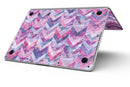 Purple Watercolor Chevron Pattern - MacBook Pro with Retina Display Full-Coverage Skin Kit