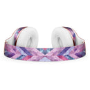 Purple Watercolor Chevron Pattern Full-Body Skin Kit for the Beats by Dre Solo 3 Wireless Headphones