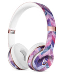Purple Watercolor Chevron Pattern Full-Body Skin Kit for the Beats by Dre Solo 3 Wireless Headphones