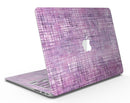 Purple Watercolor Cross Hatch - MacBook Air Skin Kit