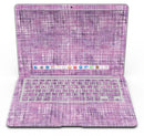 Purple Watercolor Cross Hatch - MacBook Air Skin Kit