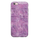 Purple Watercolor Cross Hatch iPhone 6/6s or 6/6s Plus 2-Piece Hybrid INK-Fuzed Case