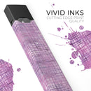 Purple Watercolor Cross Hatch - Premium Decal Protective Skin-Wrap Sticker compatible with the Juul Labs vaping device