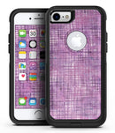 Purple Watercolor Cross Hatch - iPhone 7 or 8 OtterBox Case & Skin Kits