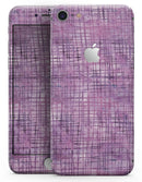 Purple Watercolor Cross Hatch - Skin-kit for the iPhone 8 or 8 Plus