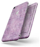 Purple Watercolor Cross Hatch - Skin-kit for the iPhone 8 or 8 Plus