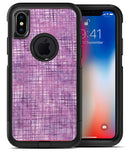 Purple Watercolor Cross Hatch - iPhone X OtterBox Case & Skin Kits