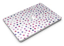 Purple Watercolor Dots over White - MacBook Air Skin Kit