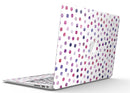 Purple Watercolor Dots over White - MacBook Air Skin Kit