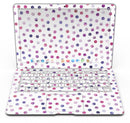 Purple Watercolor Dots over White - MacBook Air Skin Kit