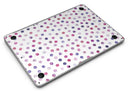 Purple Watercolor Dots over White - MacBook Air Skin Kit
