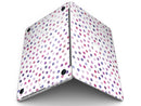 Purple Watercolor Dots over White - MacBook Pro with Retina Display Full-Coverage Skin Kit