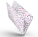 Purple Watercolor Dots over White - MacBook Pro with Retina Display Full-Coverage Skin Kit
