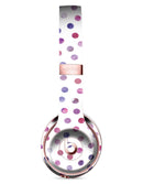 Purple Watercolor Dots over White Full-Body Skin Kit for the Beats by Dre Solo 3 Wireless Headphones