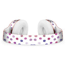 Purple Watercolor Dots over White Full-Body Skin Kit for the Beats by Dre Solo 3 Wireless Headphones