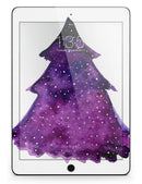 Purple Watercolor Evergreen Tree - iPad Pro 97 - View 6.jpg
