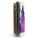 Purple Watercolor Evergreen Tree iPhone 6/6s or 6/6s Plus 2-Piece Hybrid INK-Fuzed Case