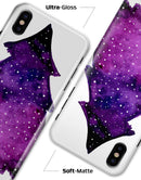 Purple Watercolor Evergreen Tree - iPhone X Clipit Case