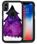 Purple Watercolor Evergreen Tree - iPhone X OtterBox Case & Skin Kits