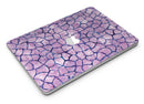 Purple Watercolor Giraffe Pattern - MacBook Air Skin Kit
