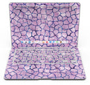 Purple Watercolor Giraffe Pattern - MacBook Air Skin Kit