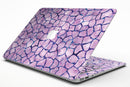 Purple Watercolor Giraffe Pattern - MacBook Air Skin Kit