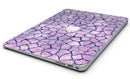Purple Watercolor Giraffe Pattern - MacBook Air Skin Kit