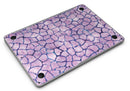 Purple Watercolor Giraffe Pattern - MacBook Air Skin Kit
