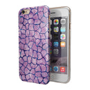 Purple Watercolor Giraffe Pattern iPhone 6/6s or 6/6s Plus 2-Piece Hybrid INK-Fuzed Case