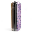 Purple Watercolor Giraffe Pattern iPhone 6/6s or 6/6s Plus 2-Piece Hybrid INK-Fuzed Case