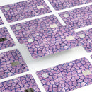 Purple Watercolor Giraffe Pattern - Premium Protective Decal Skin-Kit for the Apple Credit Card