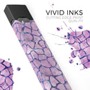 Purple Watercolor Giraffe Pattern - Premium Decal Protective Skin-Wrap Sticker compatible with the Juul Labs vaping device