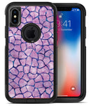 Purple Watercolor Giraffe Pattern - iPhone X OtterBox Case & Skin Kits