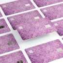 Purple Watercolor Inflated Damask Pattern - Premium Protective Decal Skin-Kit for the Apple Credit Card