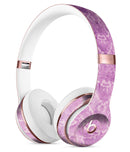 Purple Watercolor Inflated Damask Pattern Full-Body Skin Kit for the Beats by Dre Solo 3 Wireless Headphones